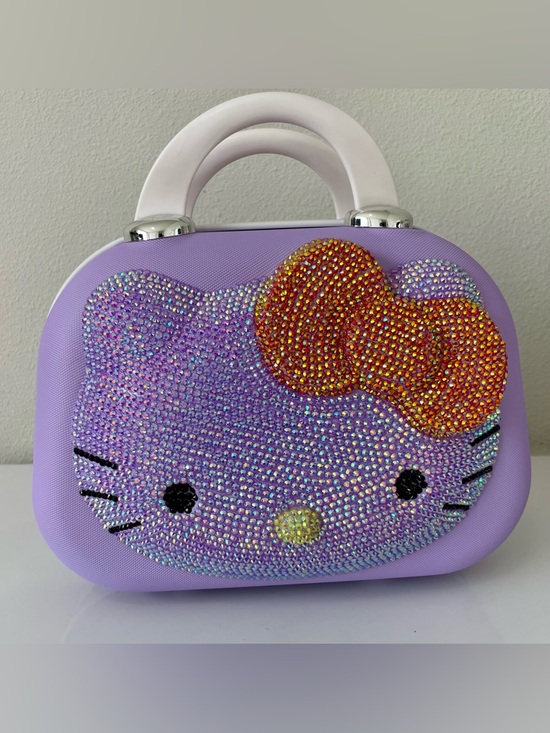 Handbags - Hello Kitty HK Sanrio bling makeup bag - purple with mirror
